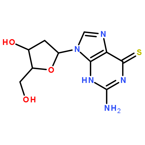 6H-Purine-6-thione,2-amino-9-(2-deoxy-a-D-erythro-pentofuranosyl)-1,9-dihydro-