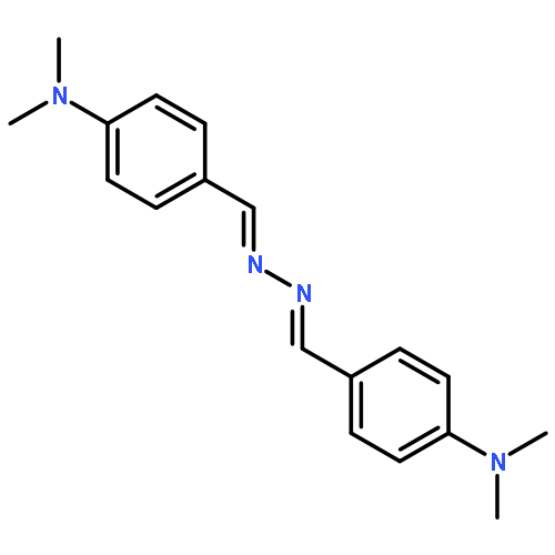 Benzaldehyde,4-(dimethylamino)-, 2-[[4-(dimethylamino)phenyl]methylene]hydrazone