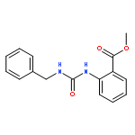 Benzoic acid, 2-[[[(phenylmethyl)amino]carbonyl]amino]-, methyl ester