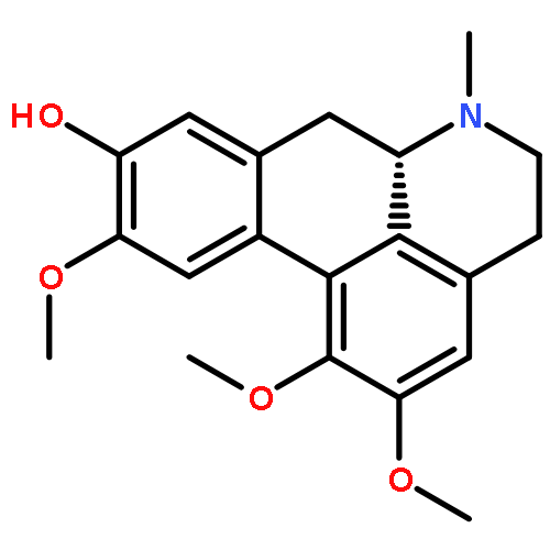 4H-Dibenzo[de,g]quinolin-9-ol,5,6,6a,7-tetrahydro-1,2,10-trimethoxy-6-methyl-, (6aS)-