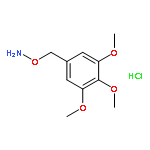 5-[(aminooxy)methyl]-1,2,3-trimethoxybenzene hydrochloride (1:1)