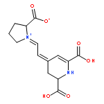 (1Z,2S)-1-{(2E)-2-[(2S)-2,6-dicarboxy-2,3-dihydropyridin-4(1H)-ylidene]ethylidene}pyrrolidinium-2-carboxylate