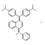 Methanaminium,N-[4-[[4-(dimethylamino)phenyl][4-(methylphenylamino)-1-naphthalenyl]methylene]-2,5-cyclohexadien-1-ylidene]-N-methyl-,chloride (1:1)