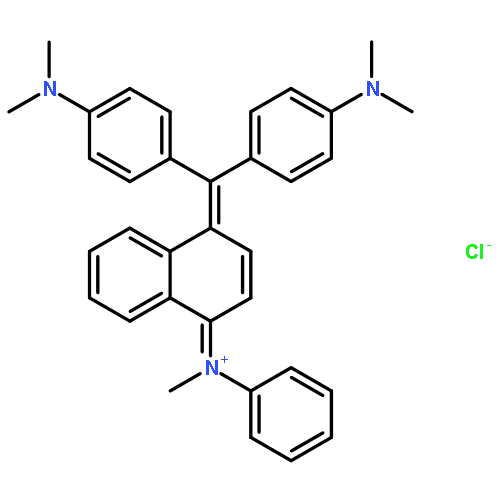 Methanaminium,N-[4-[[4-(dimethylamino)phenyl][4-(methylphenylamino)-1-naphthalenyl]methylene]-2,5-cyclohexadien-1-ylidene]-N-methyl-,chloride (1:1)