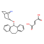 (1R,5S)-3-(10,11-dihydro-5H-dibenzo[a,d][7]annulen-5-yloxy)-8-azabicyclo[3.2.1]octane (2Z)-but-2-enedioate