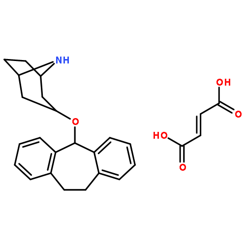 (1R,5S)-3-(10,11-dihydro-5H-dibenzo[a,d][7]annulen-5-yloxy)-8-azabicyclo[3.2.1]octane (2Z)-but-2-enedioate