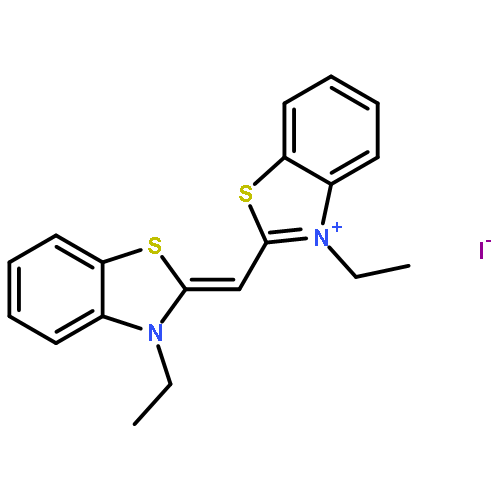 Benzothiazolium,3-ethyl-2-[(3-ethyl-2(3H)-benzothiazolylidene)methyl]-, iodide (1:1)