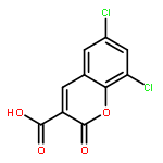 2H-1-Benzopyran-3-carboxylicacid, 6,8-dichloro-2-oxo-