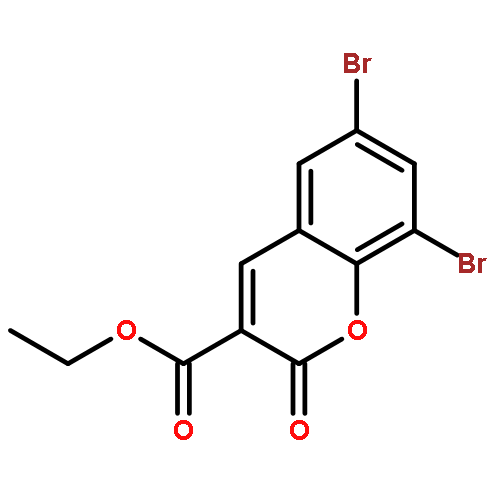 Ethyl 6,8-dibromo-2-oxochromene-3-carboxylate