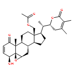 Ergosta-2,24-dien-26-oicacid, 18-(acetyloxy)-5,6-epoxy-4,22-dihydroxy-1-oxo-, d-lactone, (4b,5b,6b,22R)-