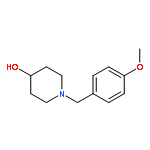 4-Piperidinol, 1-[(4-methoxyphenyl)methyl]-