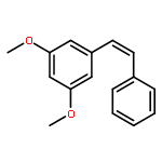 Benzene, 1,3-dimethoxy-5-(2-phenylethenyl)-, (Z)-