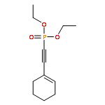 Phosphonic acid, (1-cyclohexen-1-ylethynyl)-, diethyl ester