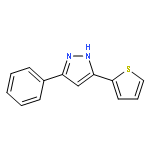 1H-Pyrazole, 3-phenyl-5-(2-thienyl)-