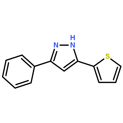 1H-Pyrazole, 3-phenyl-5-(2-thienyl)-