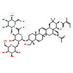 â-D-Glucopyranosiduronic acid,(3â,4â,16R,21â,22R)-28-(acetyloxy)-16,- 22,23-trihydroxy-21-[[(2Z)-2-methyl-1-oxo- 2-butenyl]oxy]olean-12-en-3-yl O-â-D-glucopyranosyl-(1f2)-O-[â-Dglucopyranosyl-( 1f4)]- 