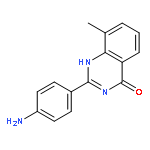 4(1H)-QUINAZOLINONE, 2-(4-AMINOPHENYL)-8-METHYL-