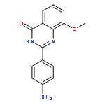 4(3H)-Quinazolinone,2-(4-aminophenyl)-8-methoxy-