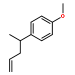 Benzene, 1-methoxy-4-(1-methyl-3-butenyl)-