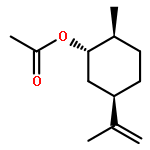 Cyclohexanol, 2-methyl-5-(1-methylethenyl)-, acetate, (1R,2R,5S)-rel-