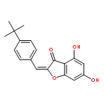 3(2H)-Benzofuranone,2-[[4-(1,1-dimethylethyl)phenyl]methylene]-4,6-dihydroxy-, (2Z)-