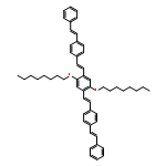 Benzene,1,4-bis(octyloxy)-2,5-bis[2-[4-(2-phenylethenyl)phenyl]ethenyl]-