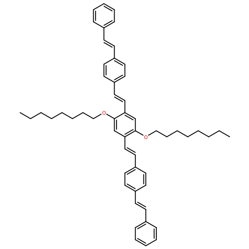 Benzene,1,4-bis(octyloxy)-2,5-bis[2-[4-(2-phenylethenyl)phenyl]ethenyl]-