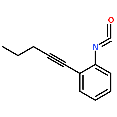 Benzene, 1-isocyanato-2-(1-pentynyl)-