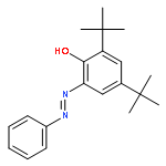 Phenol, 2,4-bis(1,1-dimethylethyl)-6-(phenylazo)-