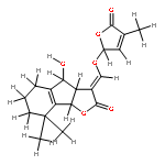 (+)-(3aR,4S,8bS,2'R)-3-[(E)-2',5'-dihydro-4'-methyl-5'-oxo-2'-furanyloxymethylene]-4-hydroxy-8,8-dimethyl-3,3a,4,5,6,7,8,8b-octahydroindeno[1,2-b]furan-2-one