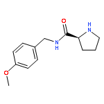 2-Pyrrolidinecarboxamide, N-[(4-methoxyphenyl)methyl]-, (2S)-