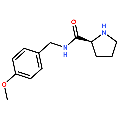 2-Pyrrolidinecarboxamide, N-[(4-methoxyphenyl)methyl]-, (2S)-