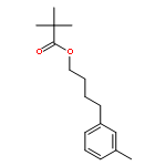 Propanoic acid, 2,2-dimethyl-, 4-(3-methylphenyl)butyl ester