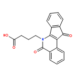 4-(5,11-DIOXOINDENO[1,2-C]ISOQUINOLIN-6-YL)BUTANOIC ACID 