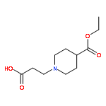 1-Piperidinepropanoic acid, 4-(ethoxycarbonyl)-