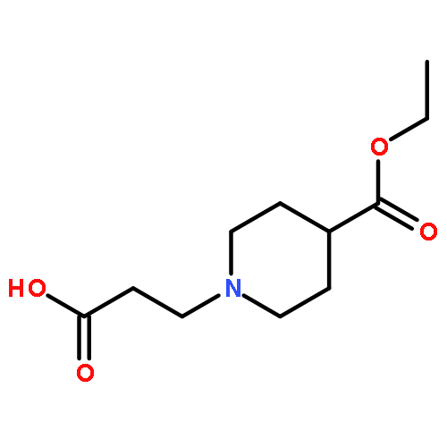 1-Piperidinepropanoic acid, 4-(ethoxycarbonyl)-