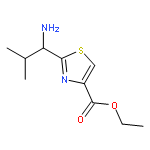 4-Thiazolecarboxylic acid, 2-[(1S)-1-amino-2-methylpropyl]-, ethyl ester