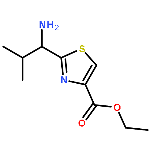 4-Thiazolecarboxylic acid, 2-[(1S)-1-amino-2-methylpropyl]-, ethyl ester