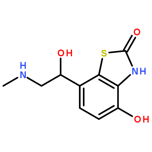 2(3H)-Benzothiazolone, 4-hydroxy-7-[1-hydroxy-2-(methylamino)ethyl]-