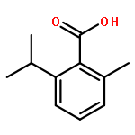 Benzoic acid, 2-methyl-6-(1-methylethyl)-