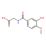 Glycine, N-(3-hydroxy-4-methoxybenzoyl)-