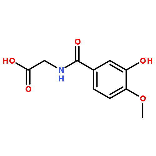 Glycine, N-(3-hydroxy-4-methoxybenzoyl)-