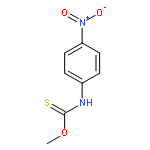 Carbamothioic acid, (4-nitrophenyl)-, O-methyl ester