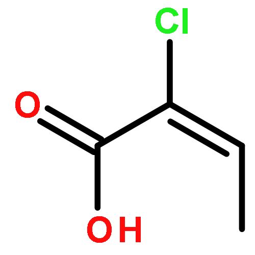 2-Butenoicacid, 2-chloro-, (E)- (9CI)