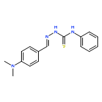 2-[4-(dimethylamino)benzylidene]-N-phenylhydrazinecarbothioamide