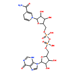 Inosine 5'-(trihydrogendiphosphate), P'®5'-esterwith 1,4-dihydro-1-b-D-ribofuranosyl-3-pyridinecarboxamide (9CI)