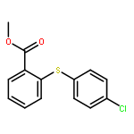 methyl 2-[(4-chlorophenyl)sulfanyl]benzoate