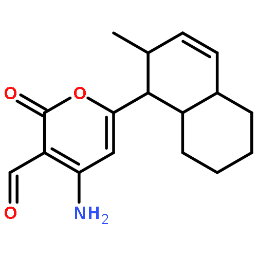 2H-Pyran-3-carboxaldehyde,4-amino-6-[(1R,2S,4aR,8aR)-1,2,4a,5,6,7,8,8a-octahydro-2-methyl-1-naphthalenyl]-2-oxo-