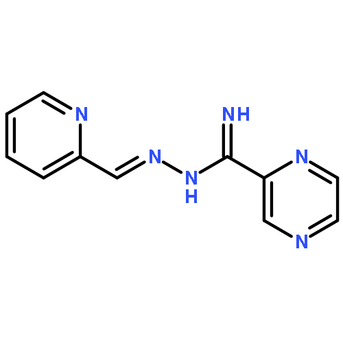 Pyrazinecarboximidic acid, (2-pyridinylmethylene)hydrazide