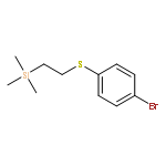 Silane, [2-[(4-bromophenyl)thio]ethyl]trimethyl-